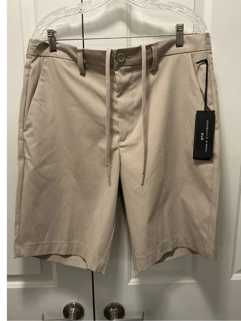 Shaquille O’Neal XLG Sport Khaki Shorts Wicking Size L Tall NWTs